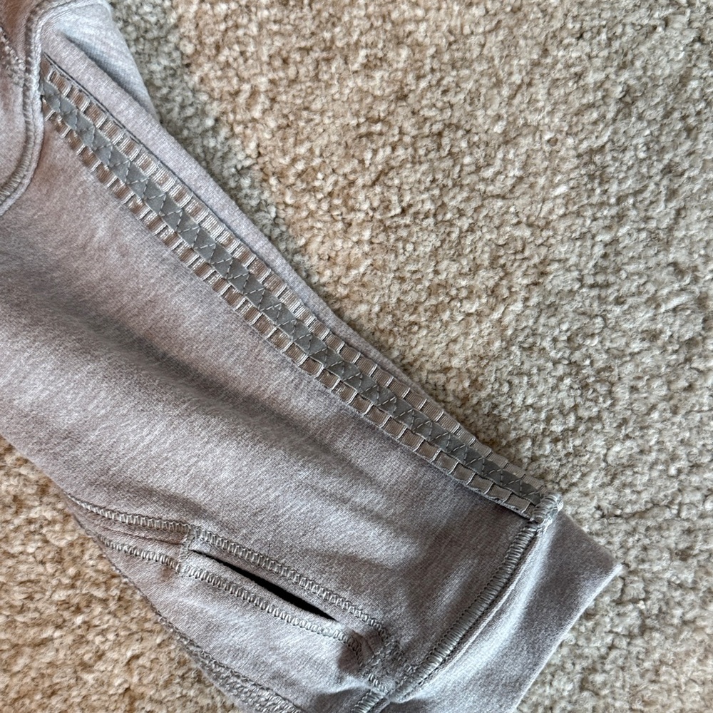 Lululemon Gray Long Sleeve Pullover Top - Picture 3 of 5